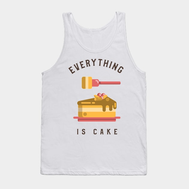 Everything is cake Tank Top by Live Together